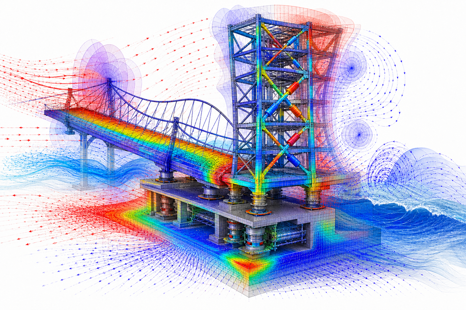 Bridge and resilient structure under fields of uncertainty